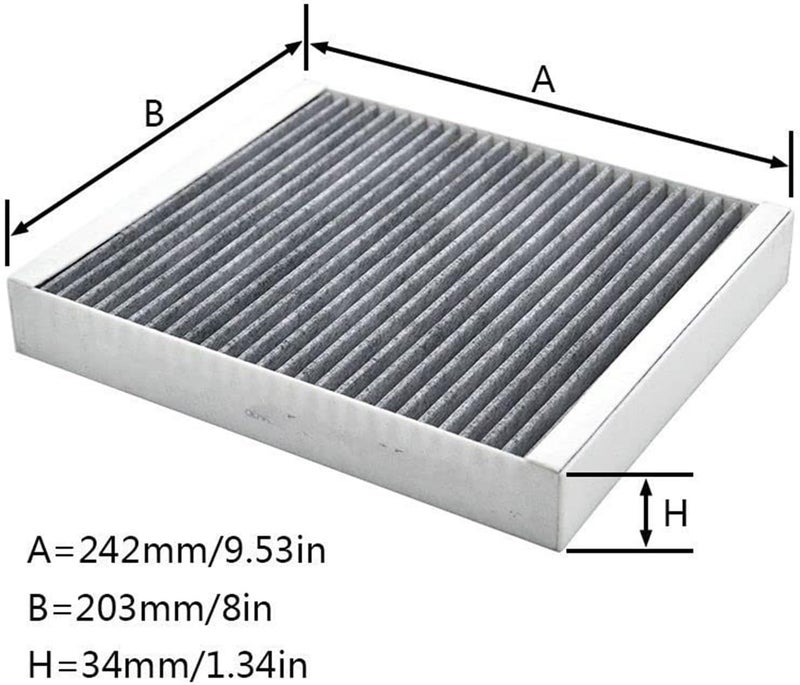 Wivplex Activated Carbon Cabin Air Filter for Opel and Chevy - Image 4