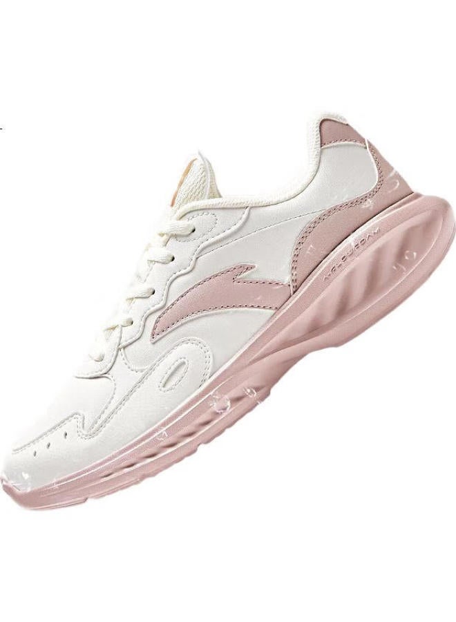 ANTA أنتا نيبولا | أحذية جري هوائية للنساء بوسادة صدم، نعل ناعم، سطح جلدي، مقاومة للماء، مبطنة بالفرو، أحذية جري خفيفة الوزن للنساء - Image 2