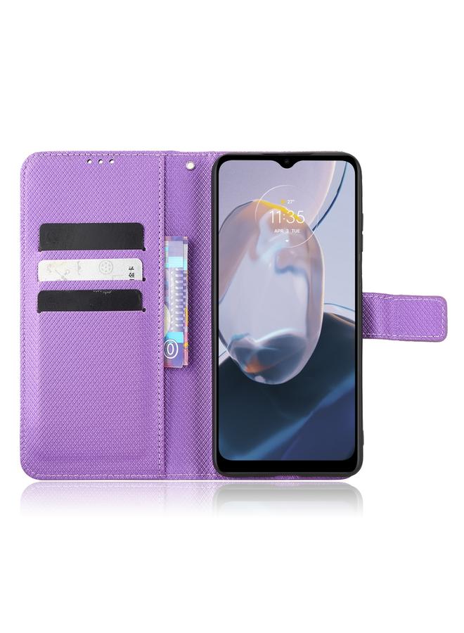 S-TOP Case For Motorola Moto E22 / E22i Diamond Texture Leather Phone Case - Image 3