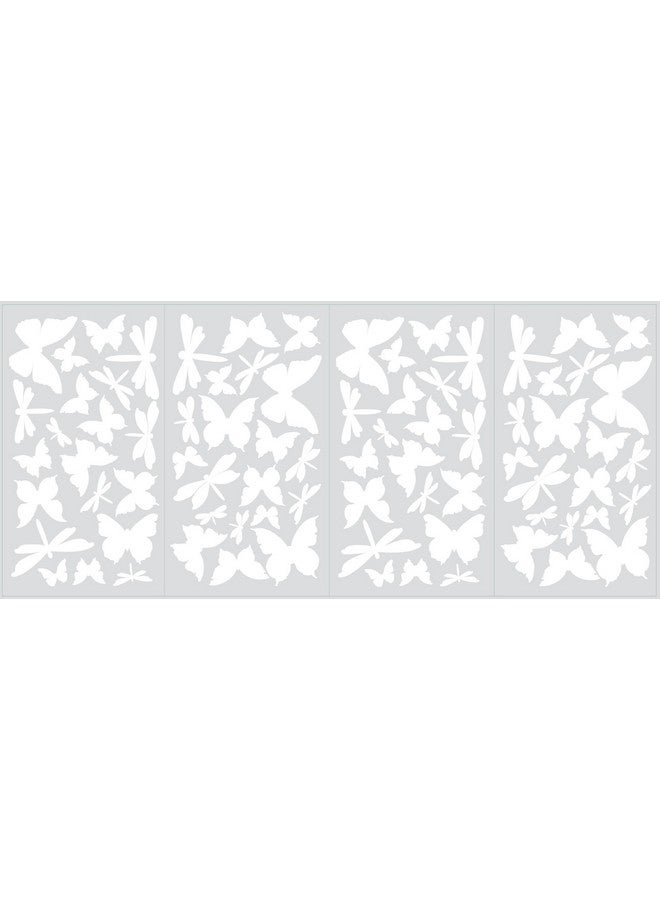RoomMates RMK1706SCS Butterflies and Dragonflies Glow In The Dark Wall Decals , White - Image 1