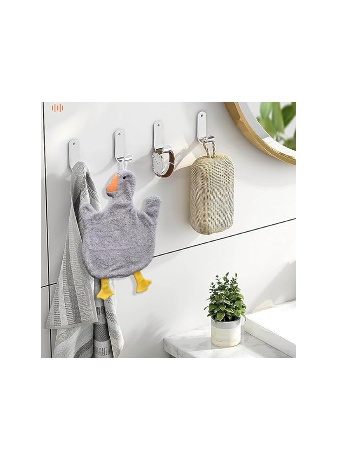 The Bros 2 Pcs Soft and Cute Duckling Towels, Quick Dry Kitchen Hand Towels for Home, Kitchen, Gym and Spa - Image 3