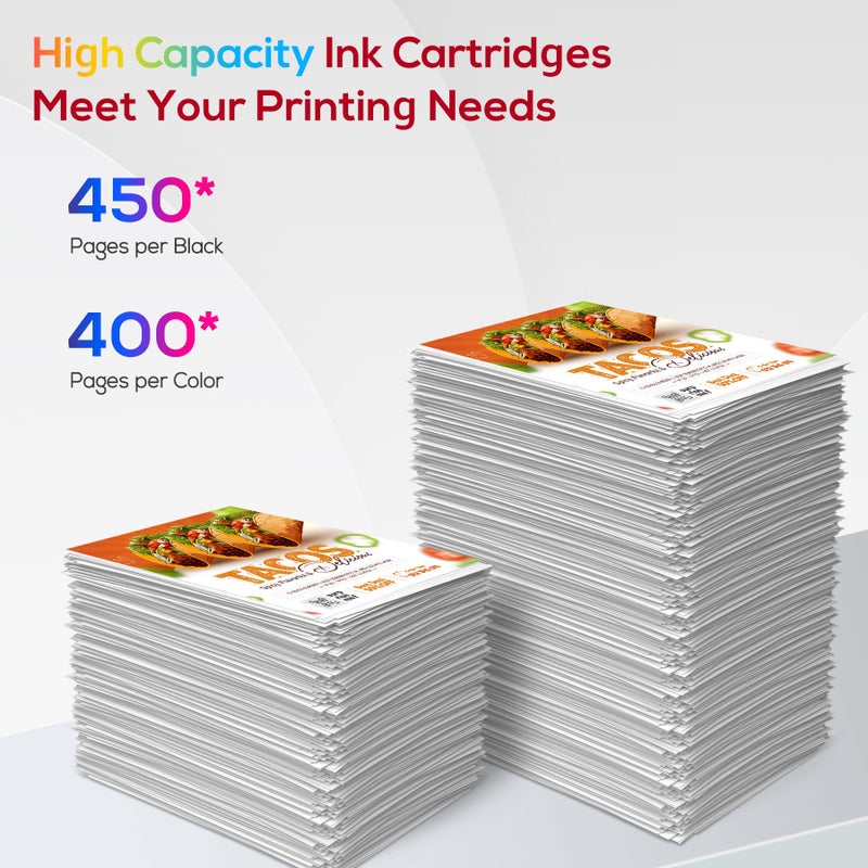 Jeostarky PG-275XL CL-276XL بديل لخراطيش الحبر Canon 275 و 276 لحبر Canon 275 و 276 275XL 276XL حزمة مجموعة متوافقة لطابعة Canon PIXMA TS3722 TR4720 TR4700 TR4722 TS3522 TS3500 TS3720 - Image 4
