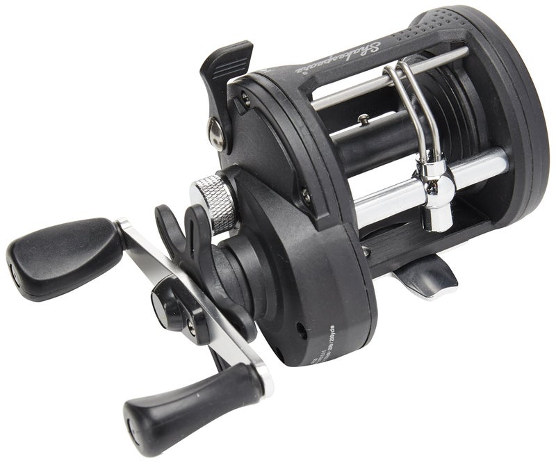 Shakespeare ATS Size 30 Conventional Trolling Fishing Reel Right Handle Position Graphite Spool MultiDisc Drag System with Smooth Ball Bearing Drive