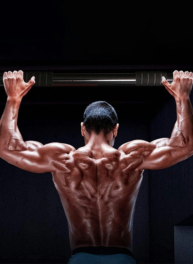 GROIC Pull Up Bar for Doorway, Heavy Duty Chin Up Bar with Comfort Foam Grips, Door Pull Up Bar Wall Mounted Adjustable Length Suitable for Home Gym Fitness Body Workout Bar - Image 5