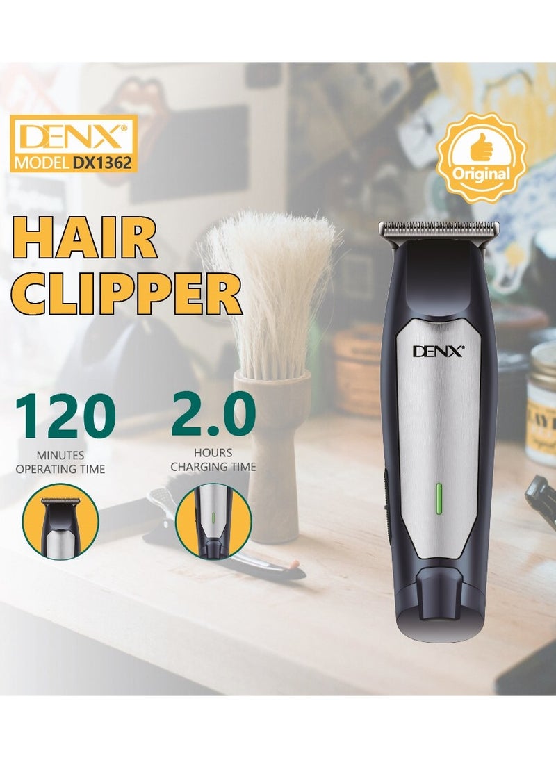Denx DX1362 Hair Clipper - Fast Type-C Charging, Steel Blade, Professional Performance for Men - Image 4
