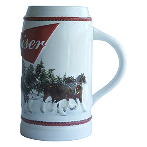 Budweiser 2016 Holiday Stein, 31-ounce - Image 1