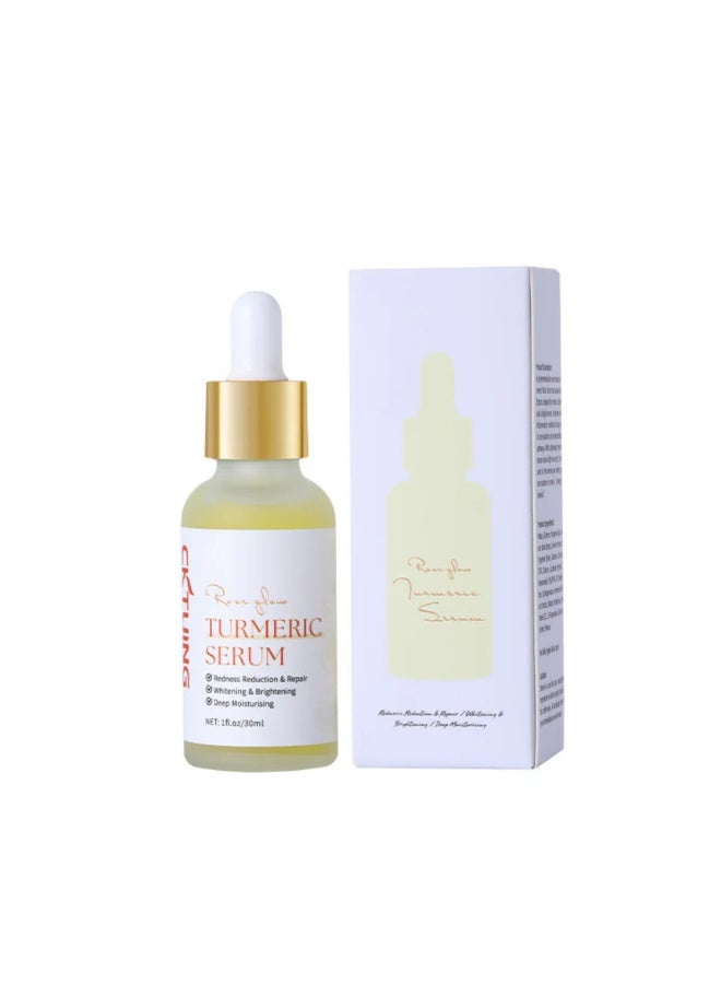 CKTUING Turmeric Serum for Dark Spots 1 Fl Oz, Turmeric Dark Spot Corrector Serum for Face & Body, Anti Aging Facial Serum, Reduces Hyperpigmentation, Age Spots, Sun Spot, Improve Skin Tone - Image 1