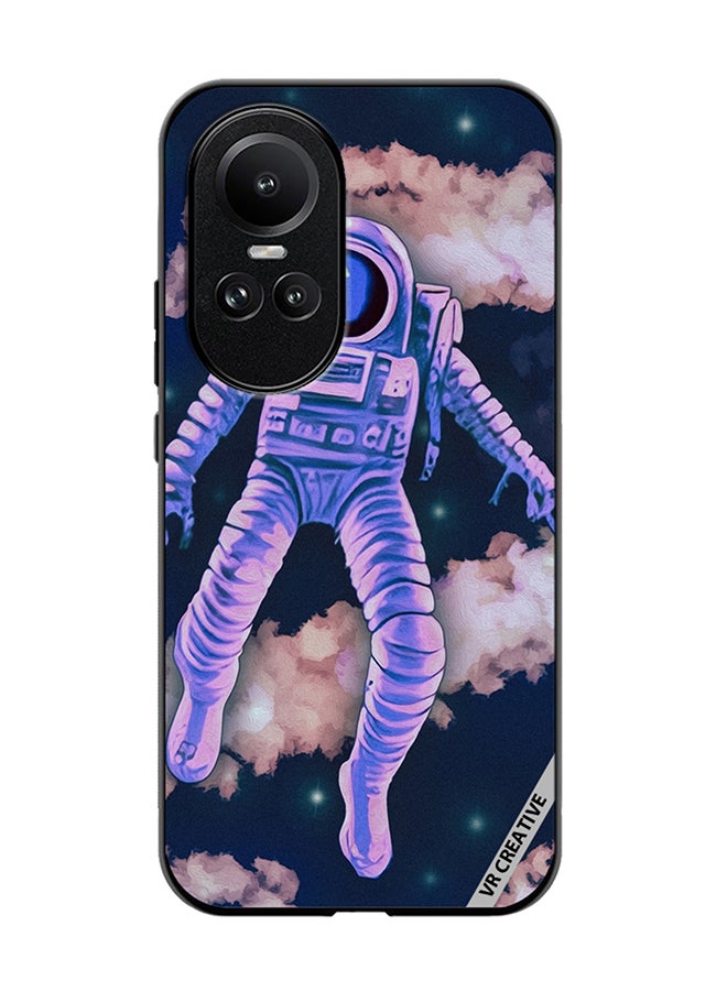 VR CREATIVE Protective Case Cover For Oppo Reno 10 Retro Style Vibrant Space Scene Design Multicolour - Image 1