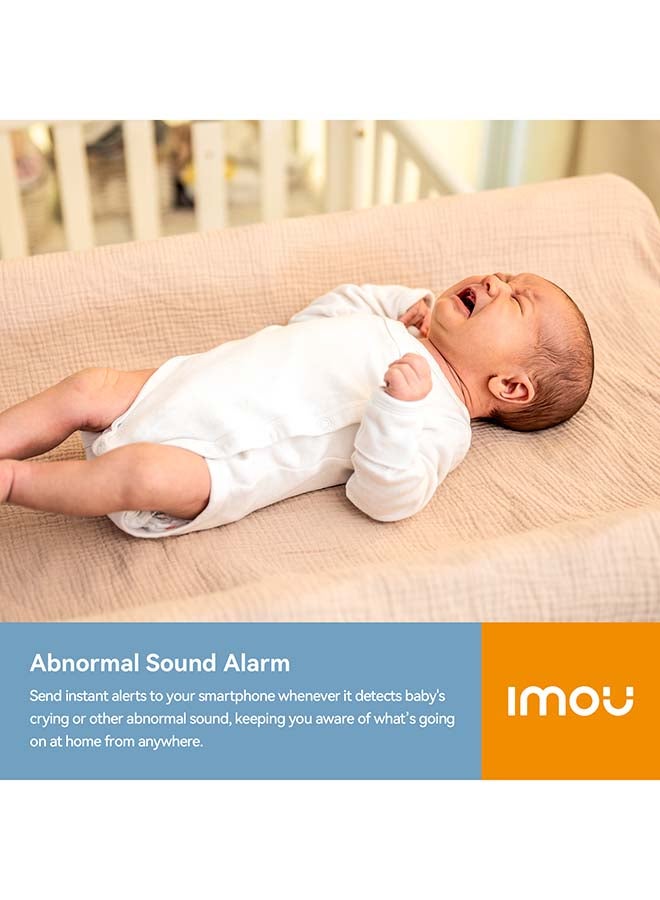 IMOU 3MP Camera for Home 2K Indoor  Security Camera, Cue2 Mini Camera Baby Monitor, Night Vision CCTV Camera, Two-way Talk Alert & Protection System, Work with Aleax (Cue2 3MP) - Image 5