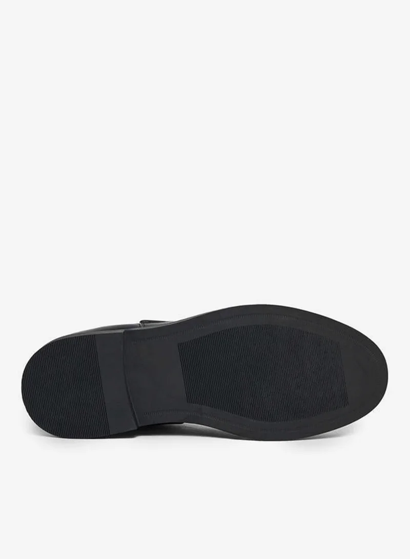 Styli Ebony Black Retro Style Chelsea Boots for Men | Best Price UAE