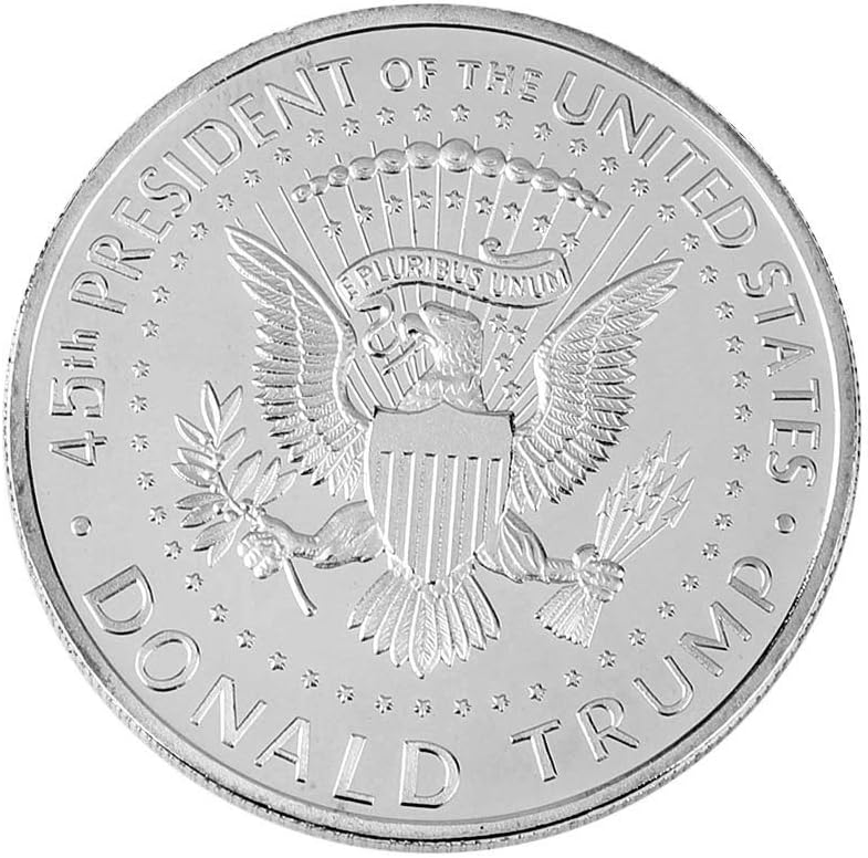 كلاراكو عملة دونالد ترامب، عملة فضية مطلية قابلة للتحصيل لعام ٢٠١٧، الرئيس الخامس والأربعون - عبوة من ١٠ عملات - Image 4