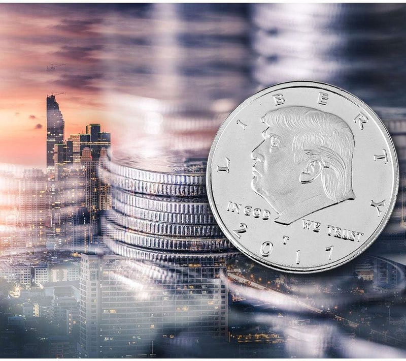 كلاراكو عملة دونالد ترامب، عملة فضية مطلية قابلة للتحصيل لعام ٢٠١٧، الرئيس الخامس والأربعون - عبوة من ١٠ عملات - Image 5