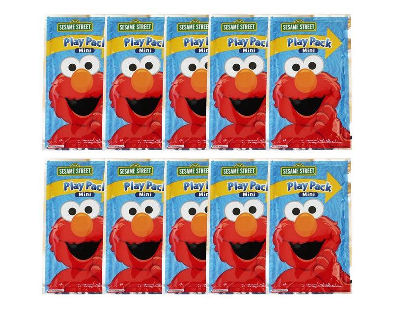 Bendon Sesame Street Mini Play Packs Goody Bag | Sesame Party Favors Goodie Bags | Includes Coloring Book, 2 Mini Crayons, and a Sticker | 10-Pack | Officially Licensed - Image 3