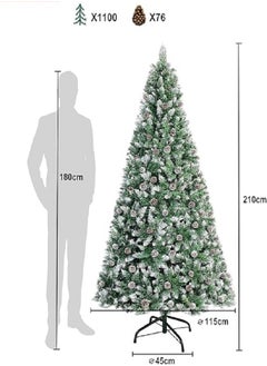 210 cm White Artificial Snow Effect Christmas Tree - pzsku/ZFF38E6A9CEF2FEA8E6C8Z/45/_/1731956083/00adb6e3-ff64-418c-90fb-ce60af8153c3