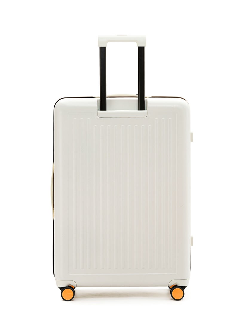 Mokobara The Transit Luggage Set - Polycarbonate Material | Still Loading Brownray 2.0, White - Image 2