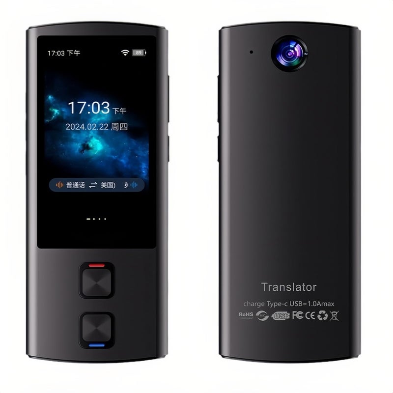 T17 Language Translator 138 Online 17 Offline Languages 3 Inch HD Touchscreen Two Way Voice Photo Translation - Image 4