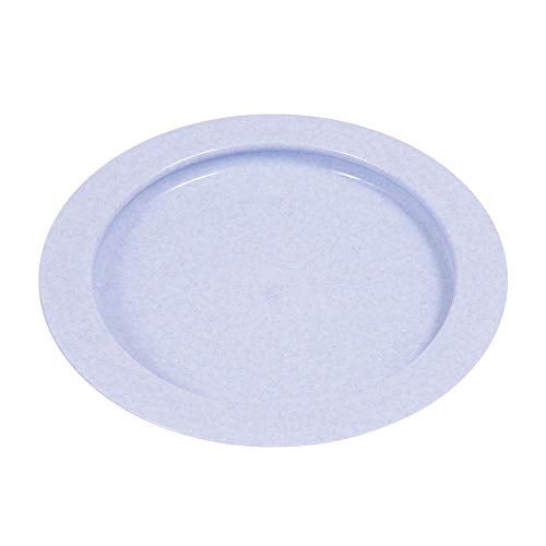 SP Ableware طبق SP Ableware ذو الحافة الداخلية مع جدار مرتفع، بلاستيك - أزرق فاتح (745310001) - Image 2