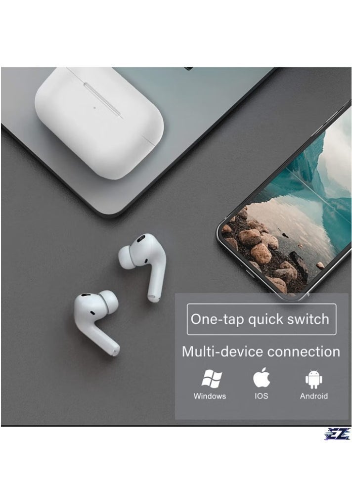 ELTRAZONE Wireless Earbuds Bluetooth 5.3, MFi Certified Stereo Earphones with IPX7 Waterproof, 30H Playtime, Noise Cancellation, Deep Bass, Charging Case – Compatible with iPhone/Android - Image 2