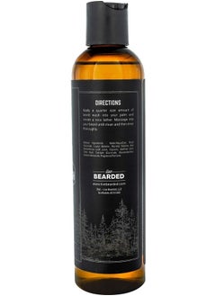 Live Bearded : Beard Wash - Straight Up - Beard and Face Wash - 8 fl. oz. - Water-Based Formula with All-Natural Ingredients for a Gentle, Deep Cleanse - Made in the USA 