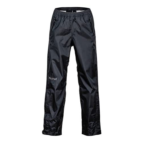 Marmot PreCip Kids' Waterproof Rain/Hiking Pant, Black, Small - Image 1