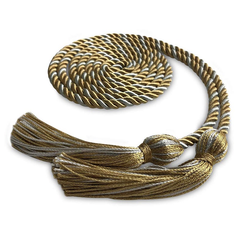 Endea Graduation Endea Graduation Single Honor Cord TwoColor Antique GoldSilver 