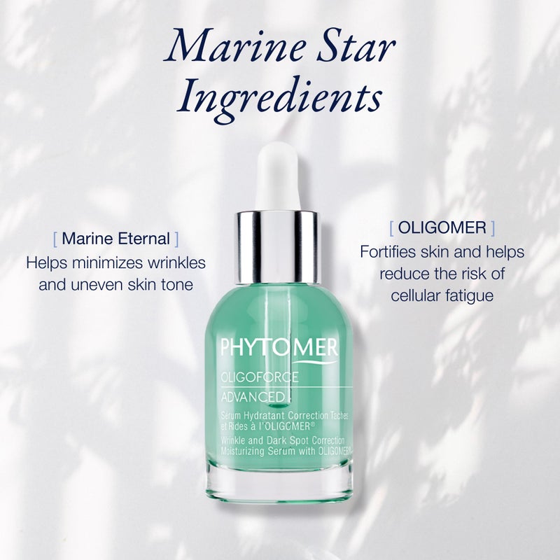 PHYTOMER Oligoforce Advanced Moisturizing Skin Serum | Wrinkle Correction | Anti-Aging Skin Firming Cream | Delivers Intense Hydration for Face | 30 ml - Image 4
