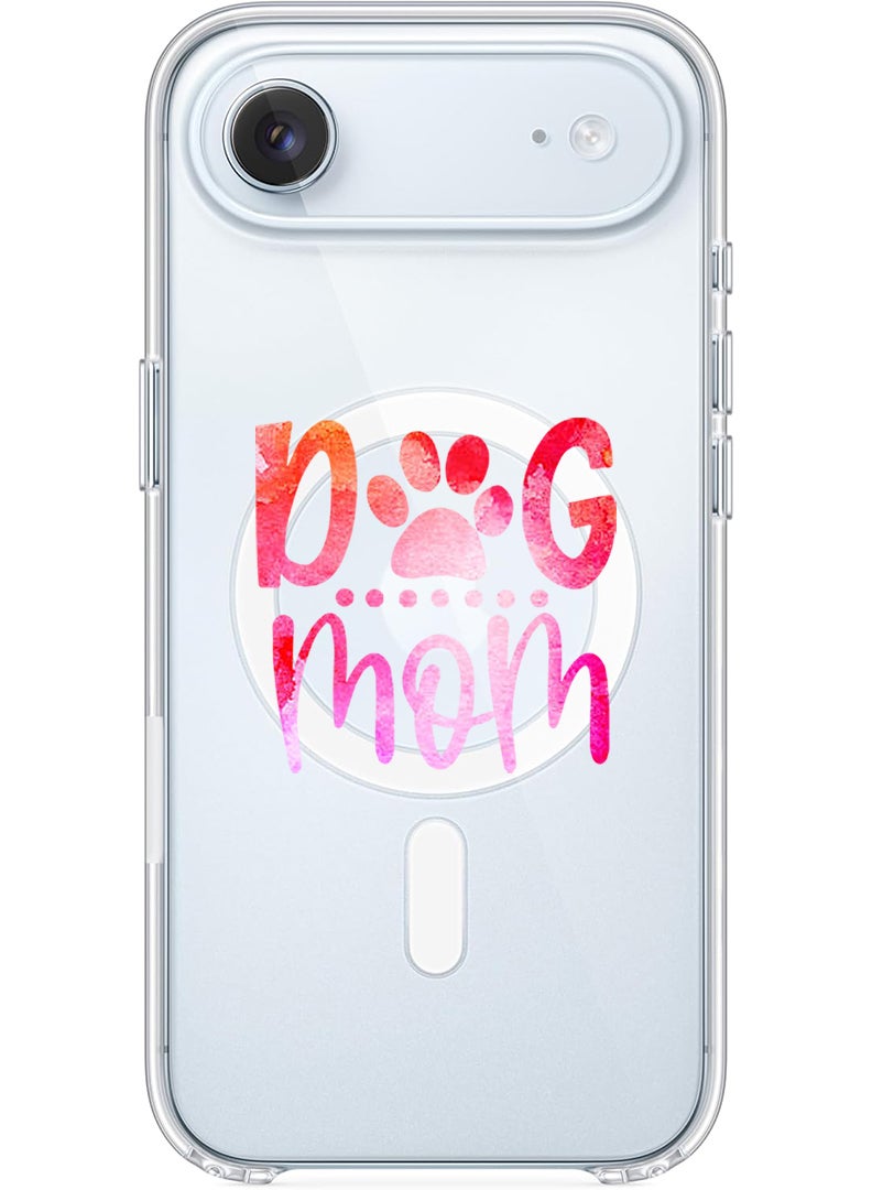 Theodor Magnetic Case for Apple iPhone 17 Air Compatible with MagSafe Wireless Charging, Shockproof Phone Bumper Cover - Dog mom - Image 1