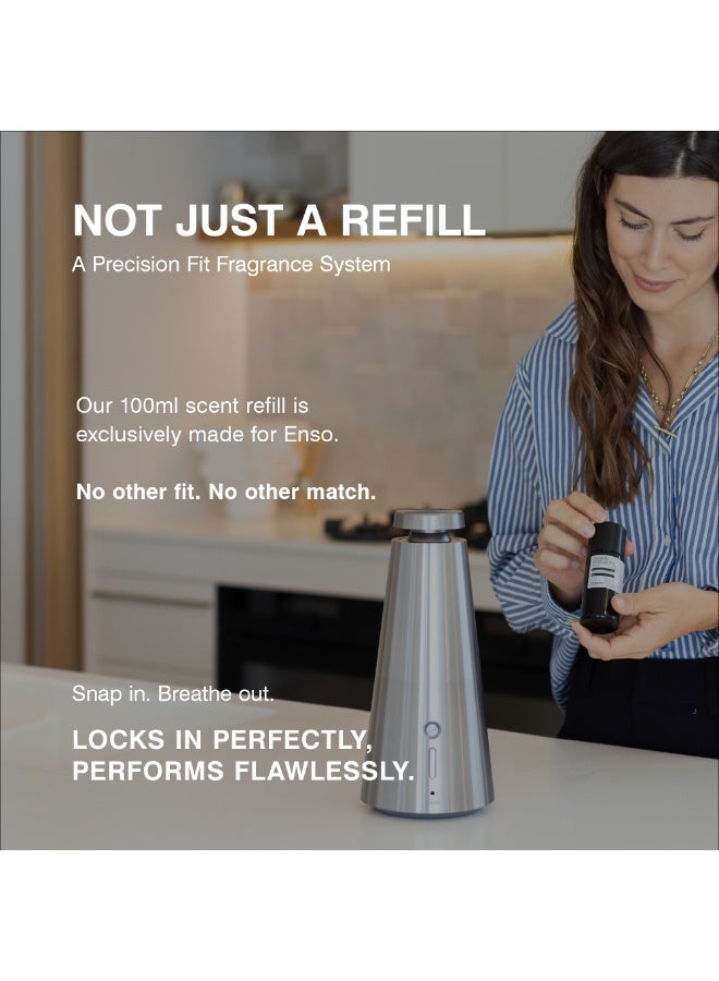 ISCENT | White Tea Fragrance Oil Refill for Ensō Diffuser – 100ml Signature Scent with Green Tea, White Florals & Amber | A Serene Infusion of Fresh Citrus, Soft Spice & Warm Woods for Your Home - Image 4