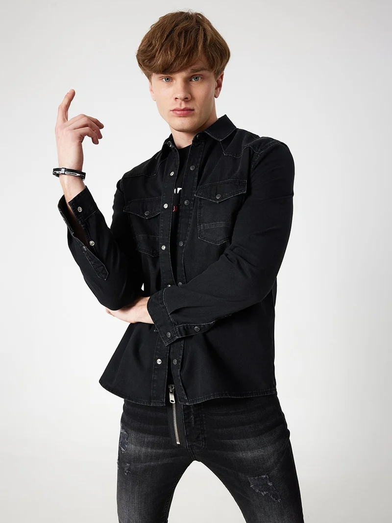 لوفت Slim Fit Men's Shirt U.Sleeve