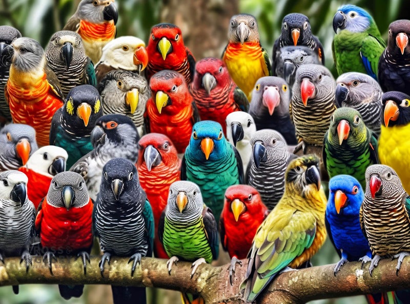 Cross & Glory Cross Glory Kaleidoscope of Feathers 1000 Piece Jigsaw Puzzle for Adults Unique Bird Artwork Best Challenging Puzzles for Cognitive Workout - Image 4