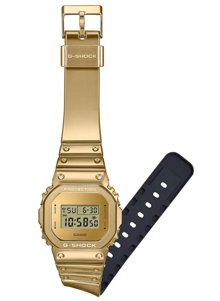 G-SHOCK G-SHOCK G-STEEL FINE METALLIC SERIES Gold Men's Watch Digital - GM-5600YMG-9DR  - Image 4