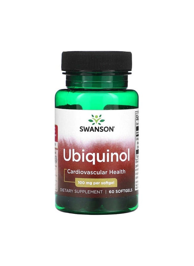 Ubiquinol, 100 mg, 60 Softgels