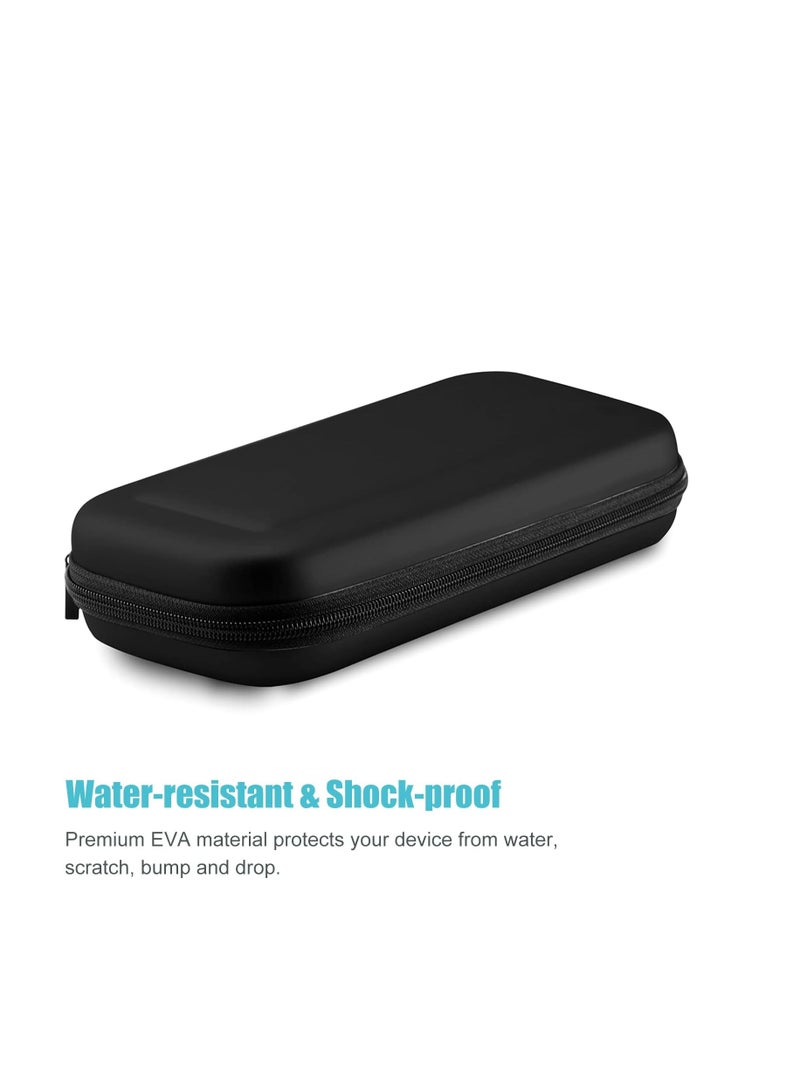 Carry Case Compatible with Nintendo Switch and New Switch OLED Console,Protective Hard Portable Travel Carry Case Shell Pouch,with Pockets for Accessories and Games - Image 3