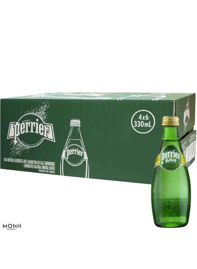 بيرير مياه غازية 330 مل ( كرتون 24 زجاجة)