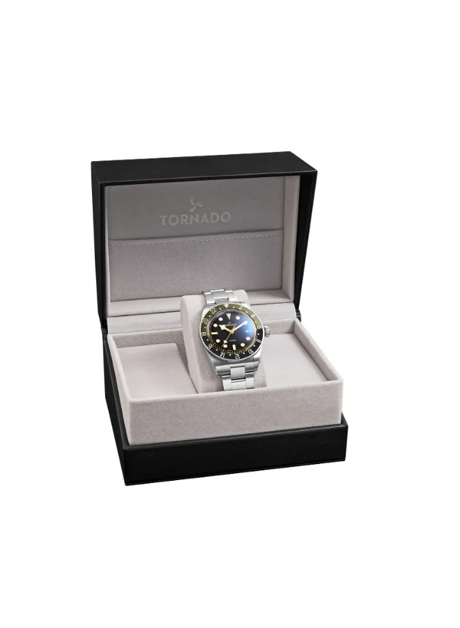 TORNADO Men's Stainless Steel Analog Watch T24006-D1 - 40 mm