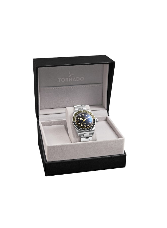 TORNADO Men's Stainless Steel Analog Watch T24006-D1 - 40 mm - Image 4