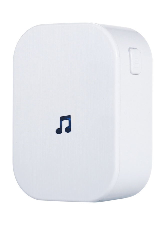 NIBEMINENT Plug-In Chime for Wireless Video Doorbell White 8 x 5.50 8cm - Image 1