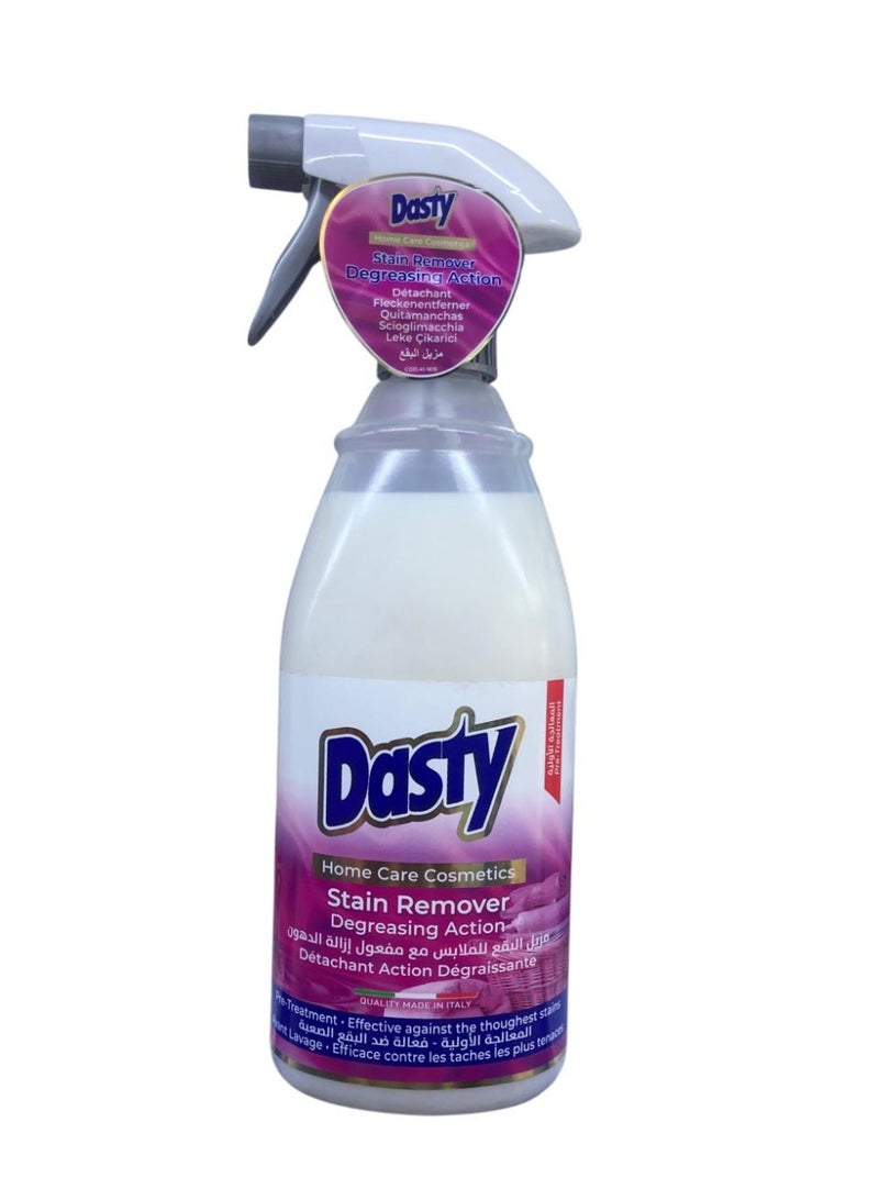 Dasty Dusty stain remover for colored clothes with grease removal action. Pre-treatment against tough stains - Italian made \ 700 ml - Image 1