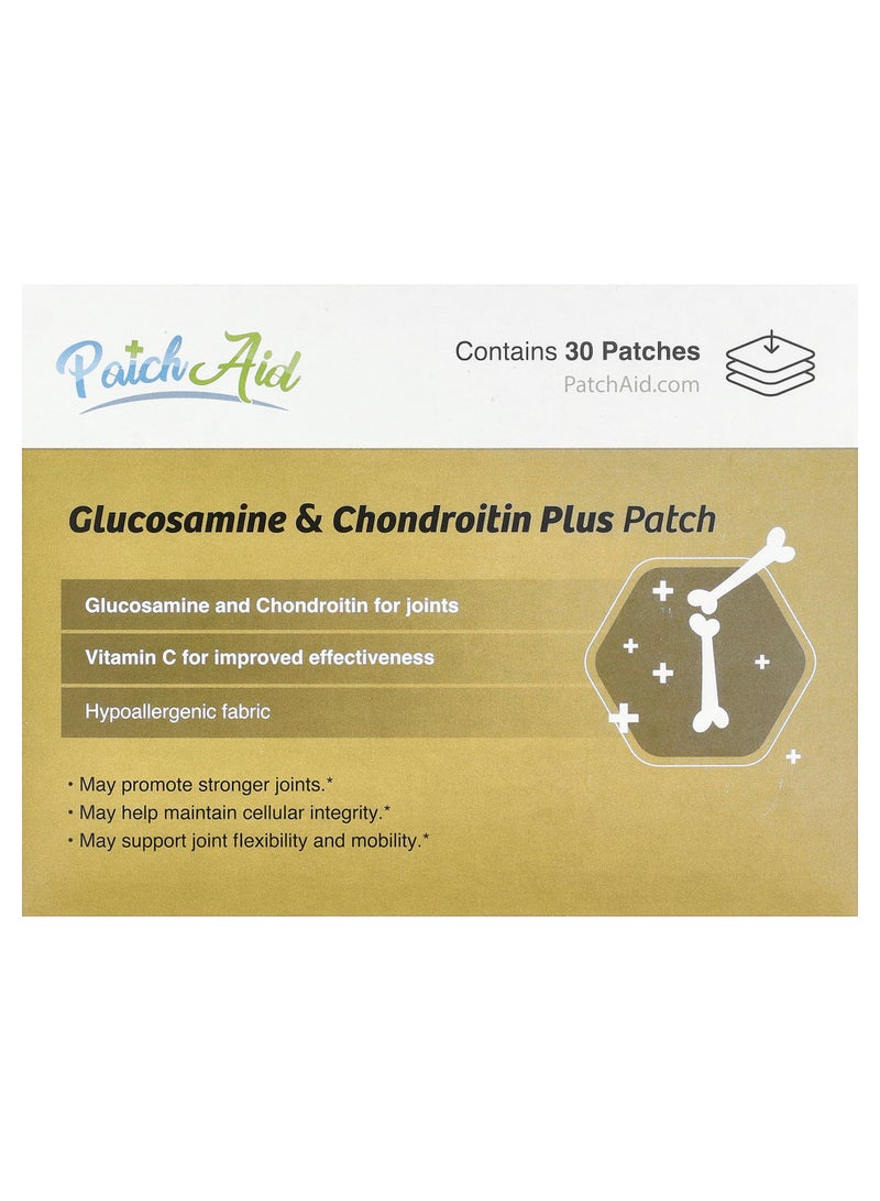 PatchAid Glucosamine & Chondroitin Plus Patch, 30 Patches