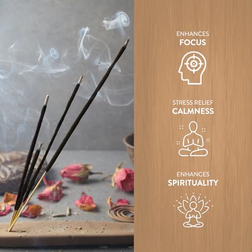 HEM Sandal Incense Sticks – Pack of 6 (120 Sticks) – 9 Inches Long – Perfect for Meditation, Relaxation & Home Fragrance - Image 4