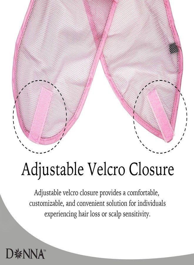 DONNA Mesh Wrap Extra Large Size - Face Wash Headbands for Women, Shower Cap Alternative, Soft and Breathable Material, Ideal for Hair Care and Beauty Routines, 1PC WHITE COLOR - Image 3