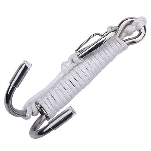 VGEBY Diving Reef Hook, Durable Nylon Stainless Steel Underwater Photography Hook for Cave Drift Line Capture, Lightweight and Portable for Cave Dive, Divers, Photographers - Image 3