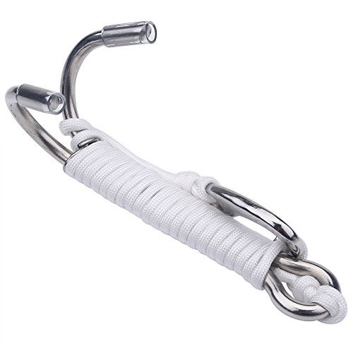 VGEBY Diving Reef Hook, Durable Nylon Stainless Steel Underwater Photography Hook for Cave Drift Line Capture, Lightweight and Portable for Cave Dive, Divers, Photographers - Image 5