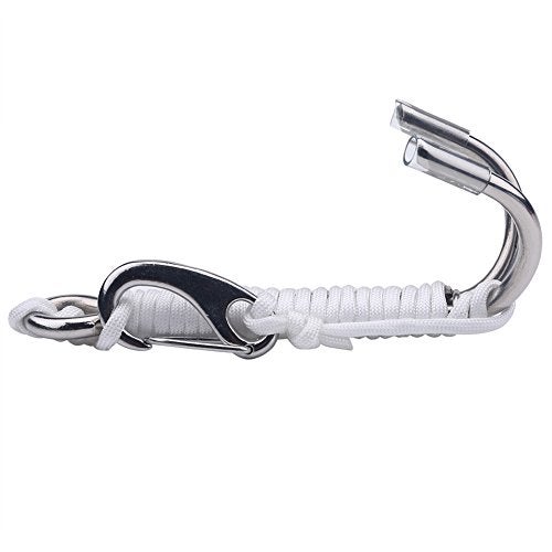VGEBY Diving Reef Hook, Durable Nylon Stainless Steel Underwater Photography Hook for Cave Drift Line Capture, Lightweight and Portable for Cave Dive, Divers, Photographers - Image 4