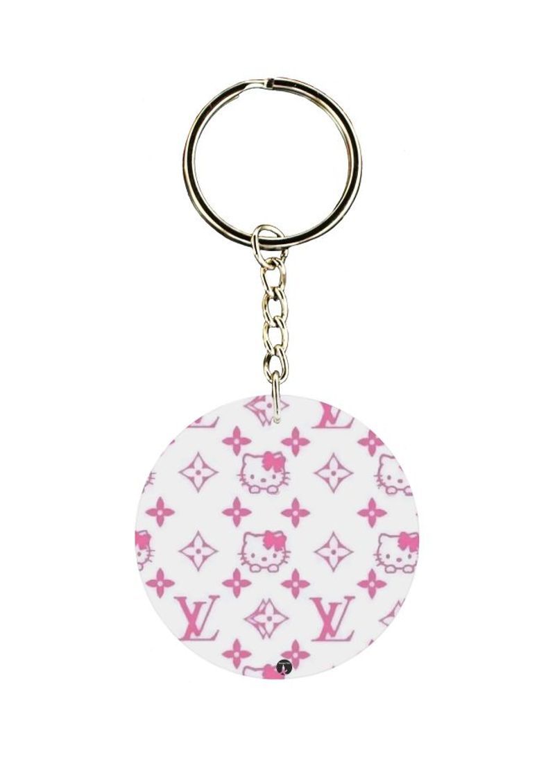 RKN Hello Kitty Printed Double Sided Keychain