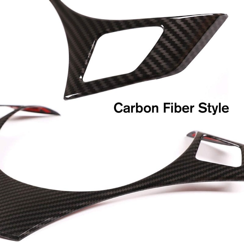 DEMULAX Carbon Fiber Steering Wheel Trim for BMW 3 Series - Image 5