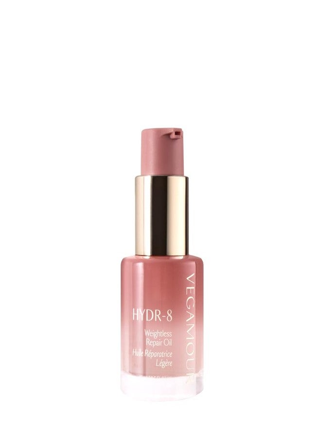 VEGAMOUR HYDR-8 Weightless Repair Oil Travel Size, Hair Oil Formulated Without Silicones For All Hair Types Especially Fine & Thin Hair, Marula & Chia Seed Oil, 0.5 Fl. Oz. - Image 1