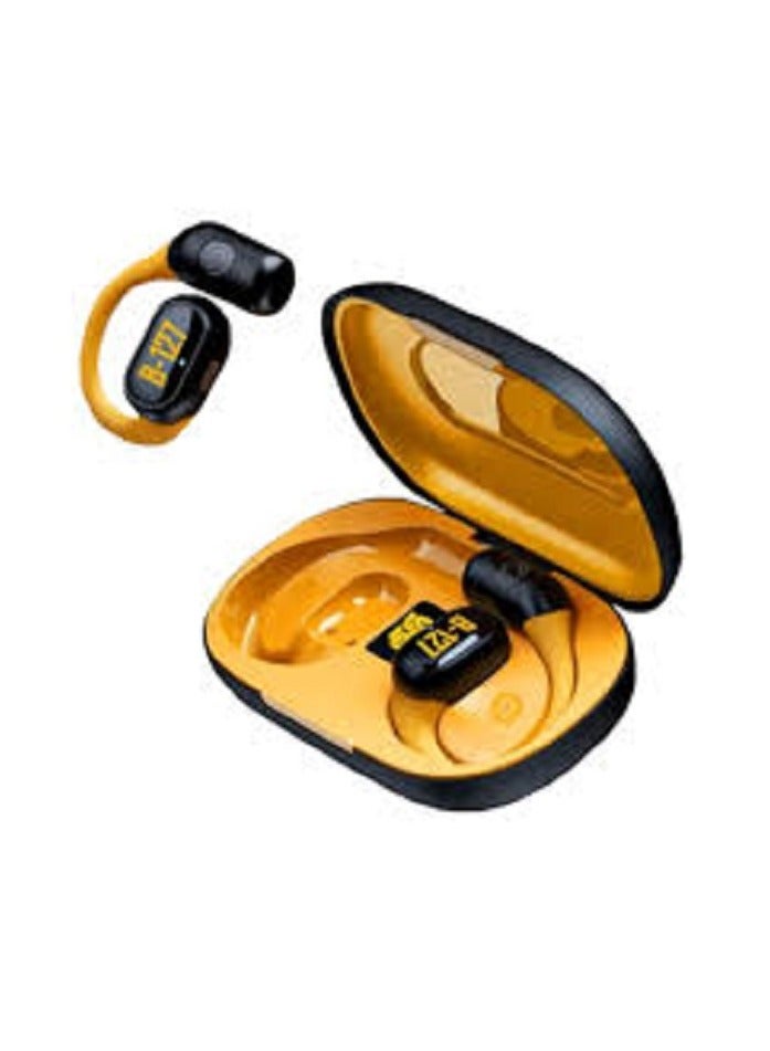 Transformers TF-T13 Wireless Bluetooth Earbuds Gaming Headphones Long Battery Life Headset Low Latency HIFI Stereo Sound with Music Noise Cancellation Calls Black Yellow - Image 1