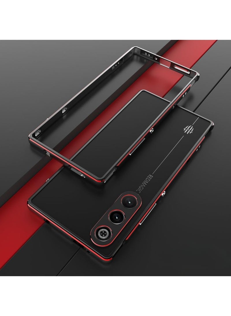 General Metal Bezel Case Compatible with Nubia Red Magic 10 Air, Built-in Lens Protection Ring, Aluminum Alloy Skeleton Cooling Protective Cover Red Magic 10 Air  - Image 1