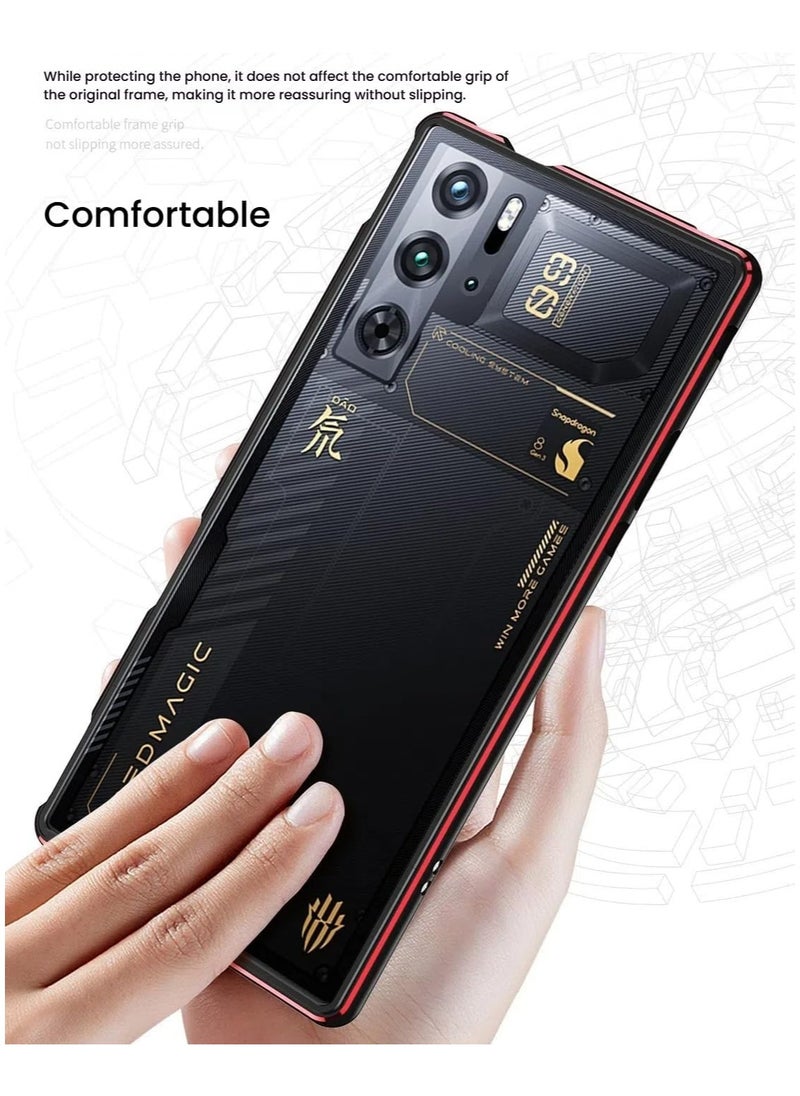 General Metal Bezel Case Compatible with Nubia Red Magic 10 Air, Built-in Lens Protection Ring, Aluminum Alloy Skeleton Cooling Protective Cover Red Magic 10 Air  - Image 5